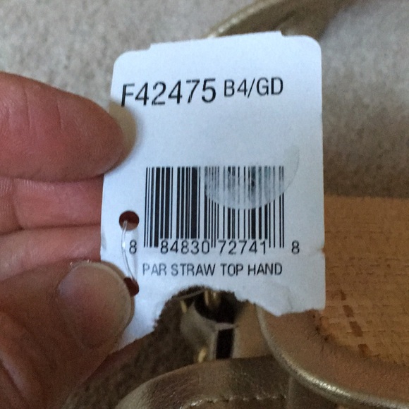 NWT COACH mini straw bag - Picture 5 of 6